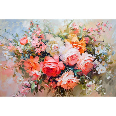 Acrylic Flower Canvas on Canvas